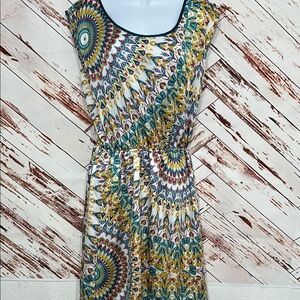 Allen B. By Allen Schwartz Multicolor Geometric Mini Dress